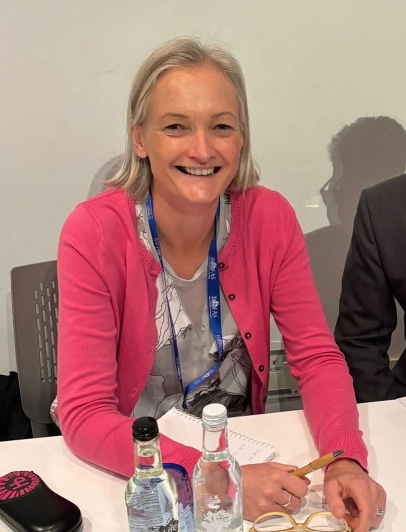 Philippa Dolphin at a national orthopaedic conference